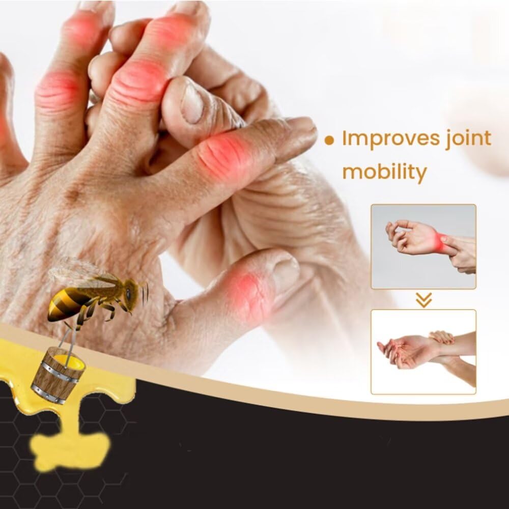 ETKOVNJ 6 Packs Bee Venom Cream, Bee Venom Bone Gel Joint Gel for Neck, Waist, Back of Hands, Feet and Legs ETKOVNJAu supplements
