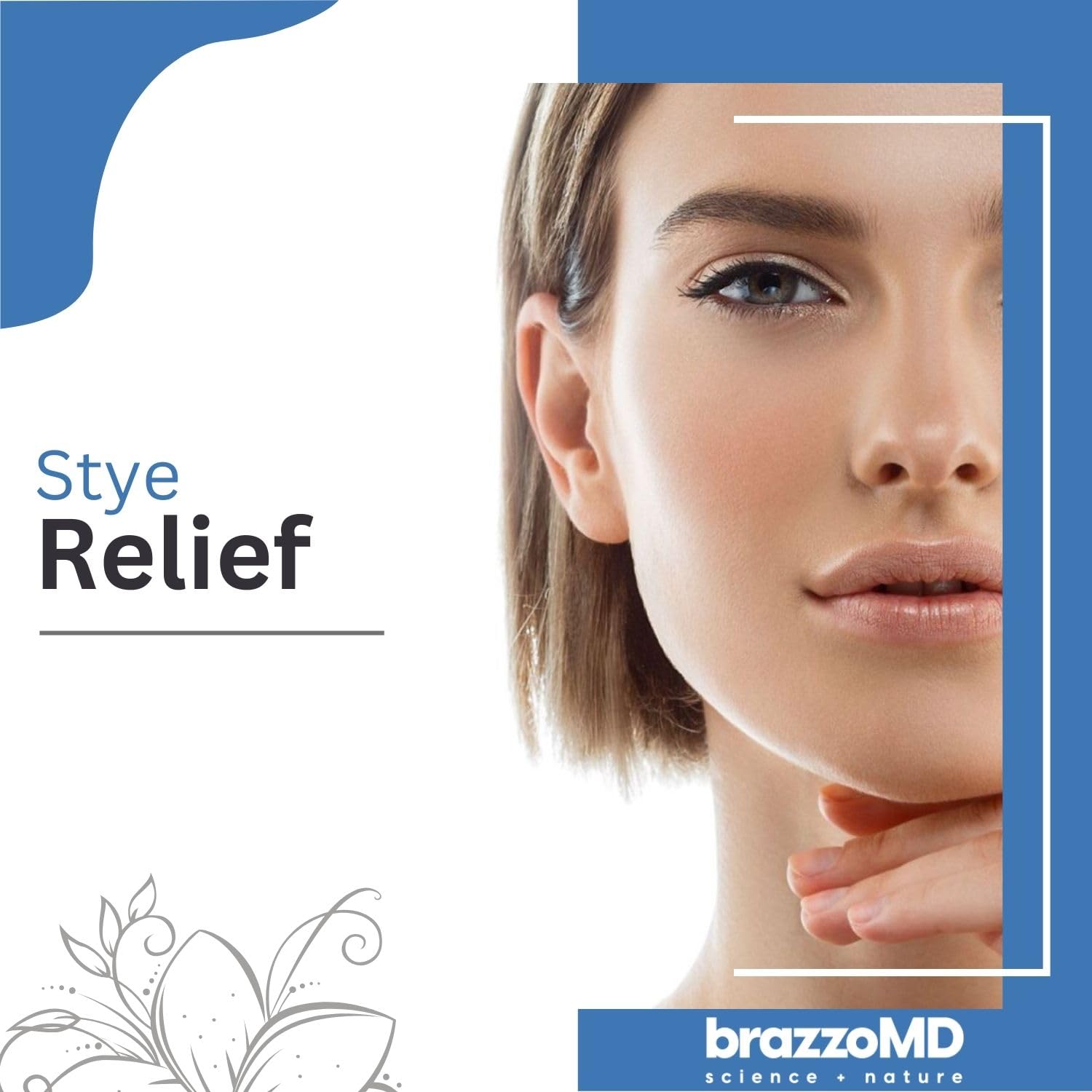 brazmedics brazzoMD Stye Relief - Physician-formulated - Assists Chalazions, Made with Arnica & Calendula 1.0 Fl Oz. brazmedicsAu supplements
