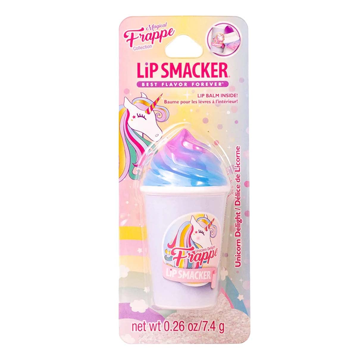 Lip Smacker Frappe Cup Lip Balm, Moisturizing, Soothing Fun Tasty Flavors - Unicorn Lip SmackerAu supplements