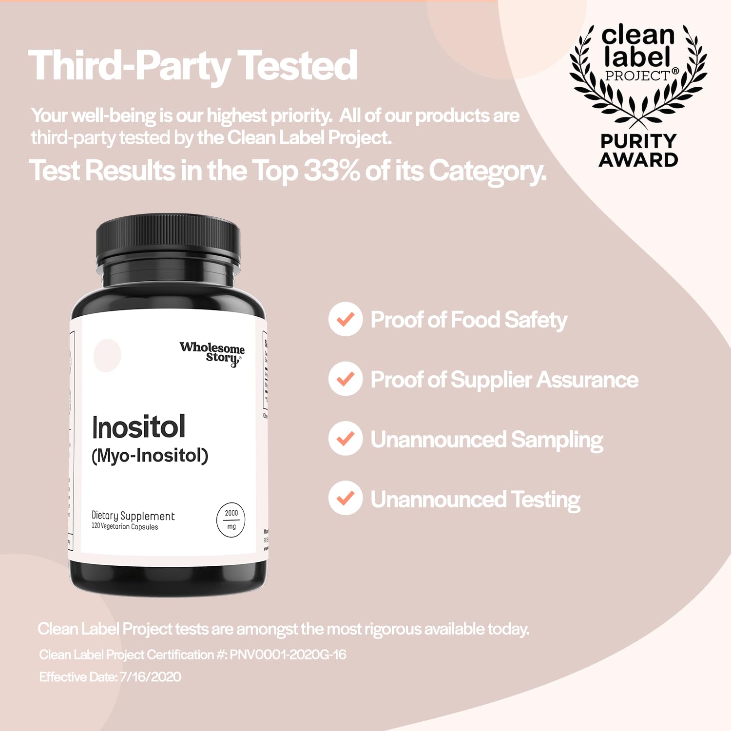 Pure Inositol Supplement | Myo-Inositol Supplement | Inositol Powder Capsules Wholesome StoryAu supplements