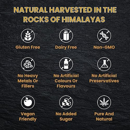 Shilajit Resin, Original Himalayan Shilajit 30g - Gold Grade 100% Pure, Rich in Fulvic P!nkTribeUS supplements