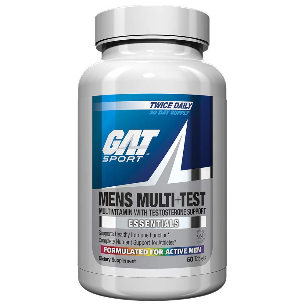 GAT SPORT Men's Multi + Test, Premium Multivitamin Tablets (60 Count) GAT SPORTAu supplements