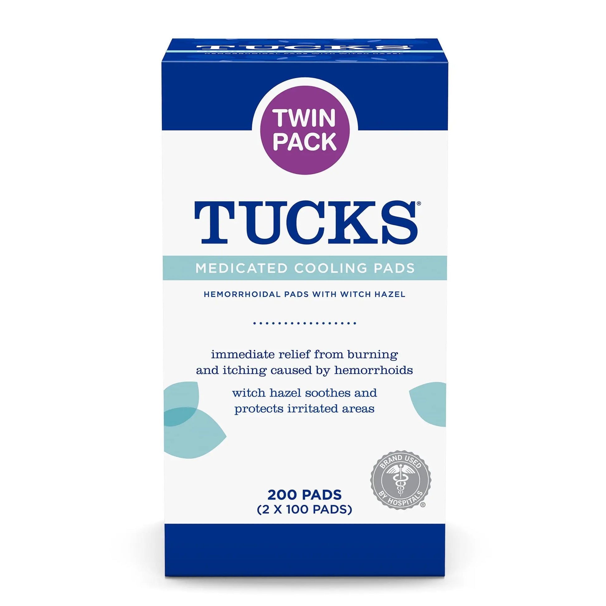 TUCKS Medicated Cooling Pads, 200 Count - Witch Hazel Pads for Sensitive Areas, Cleanse and Protect from Irritation TUCKSAu supplements