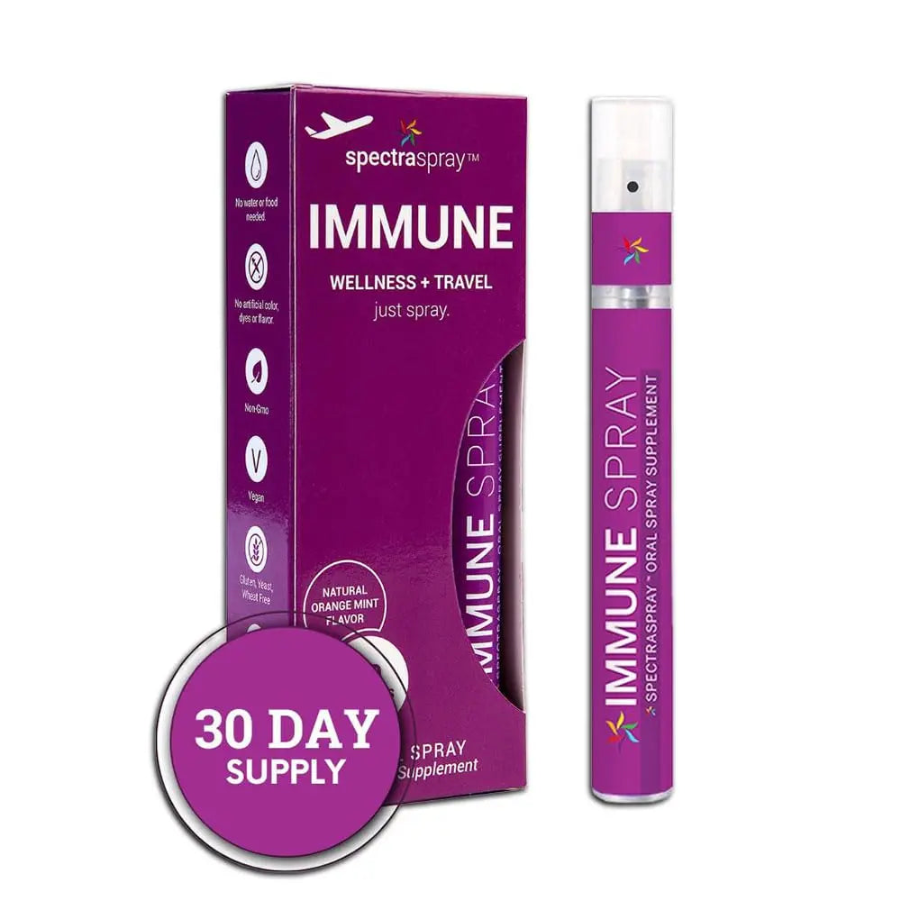Spectraspray Immune Support Vitamin Spray - Vitamins C, E, Zinc and L-Lysine, 30 Day Supply per Spray Spectraspraynz supplements