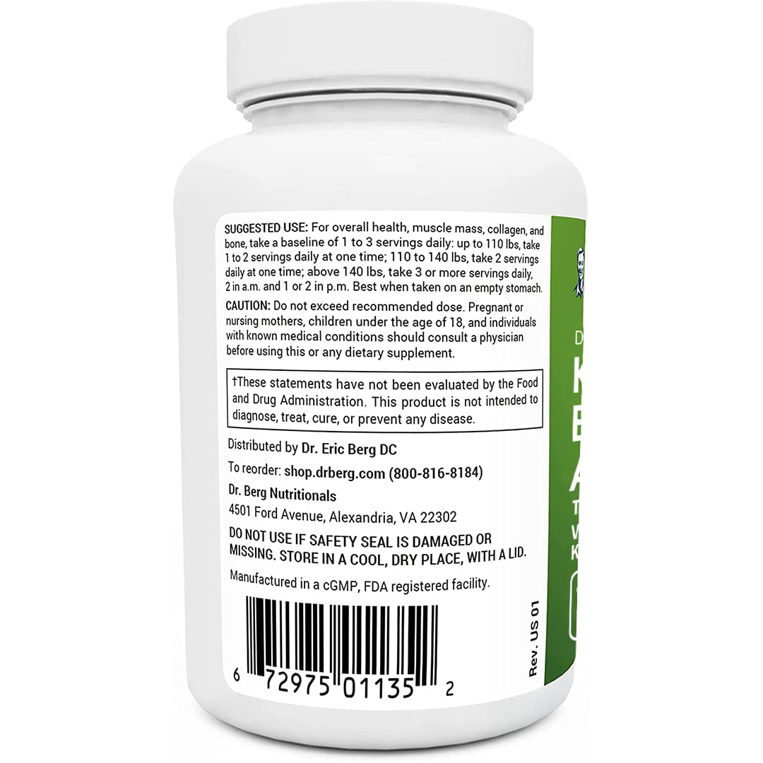 Dr. Berg's Keto Essential Aminos - Contains 8 Essentials Amino Acids -Keto Friendly Dr. Berg NutritionalsUS supplements