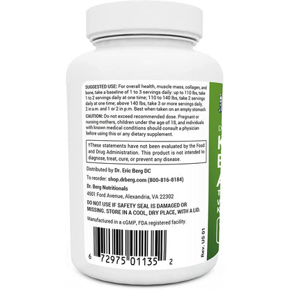 Dr. Berg's Keto Essential Aminos - Contains 8 Essentials Amino Acids -Keto Friendly Dr. Berg NutritionalsUS supplements