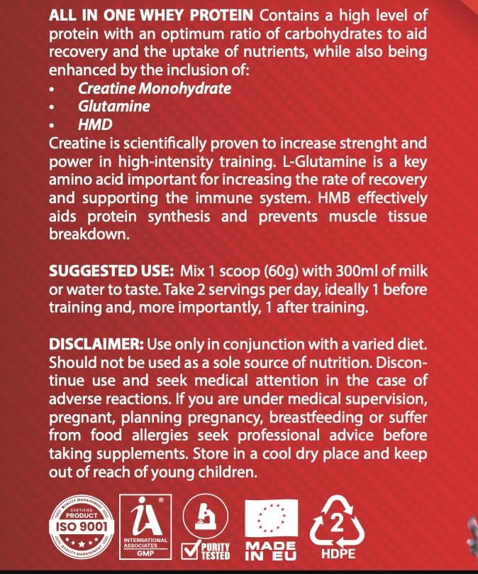 All in One Whey Fuel Your Strength All-in-One Muscle Builder Whey Protein Shake, with 45g Protein Elite GainzUS supplements