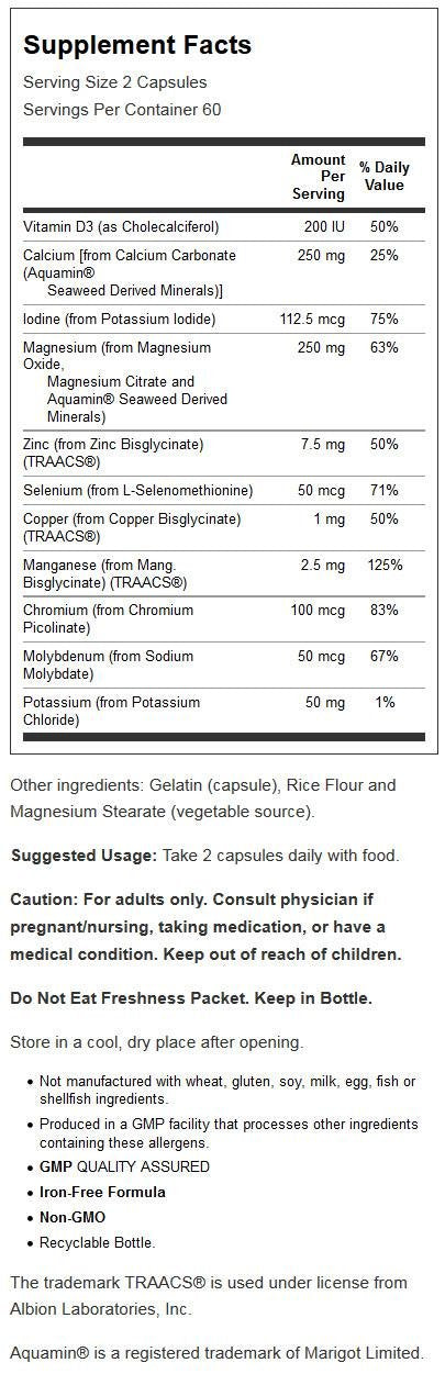 Now Foods, Full Spectrum Mineral CAPS 120 CAPS NOW FoodsAu supplements