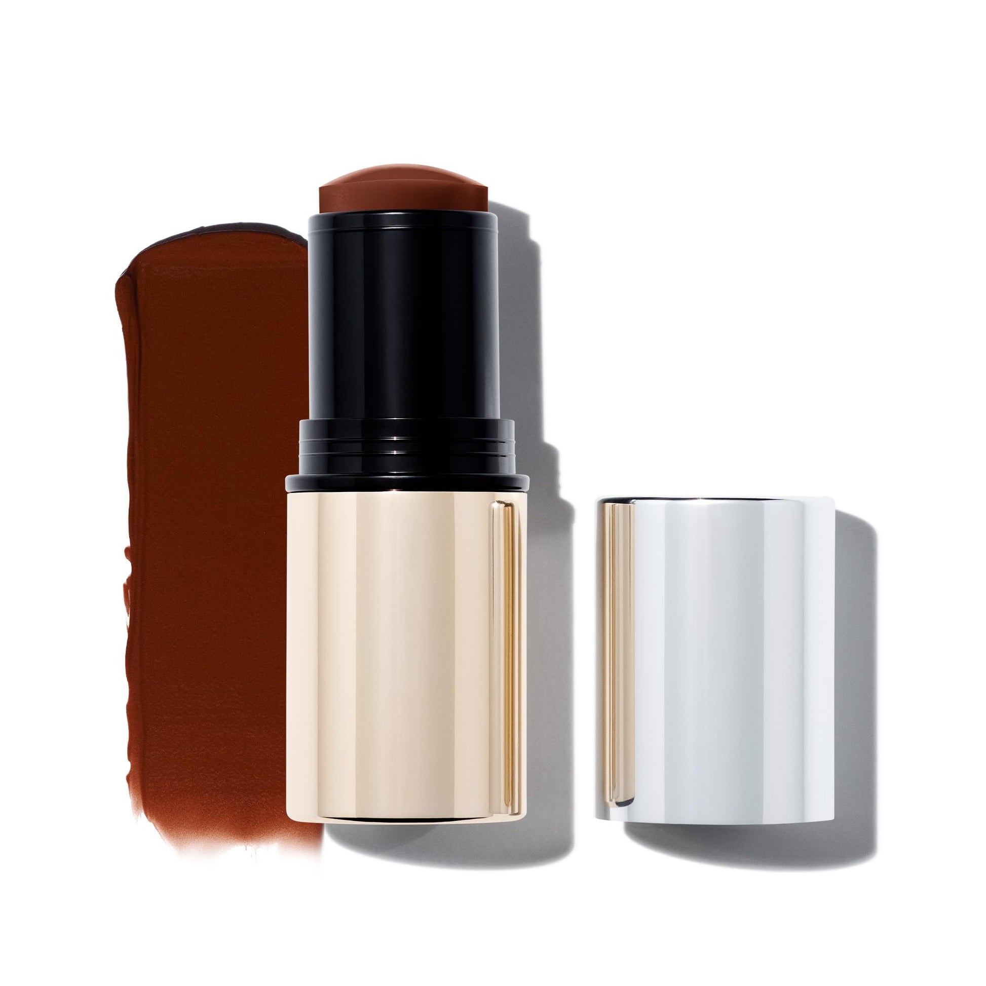 MAKE Beauty Heat Stroke Cream Blush Stick for Cheeks with Natural Hydrating Dewy Finish. Creamy Gel Blush Balm - Shade Baked, Deep Chocolate Brown Cheek Tint MAKEAu supplements