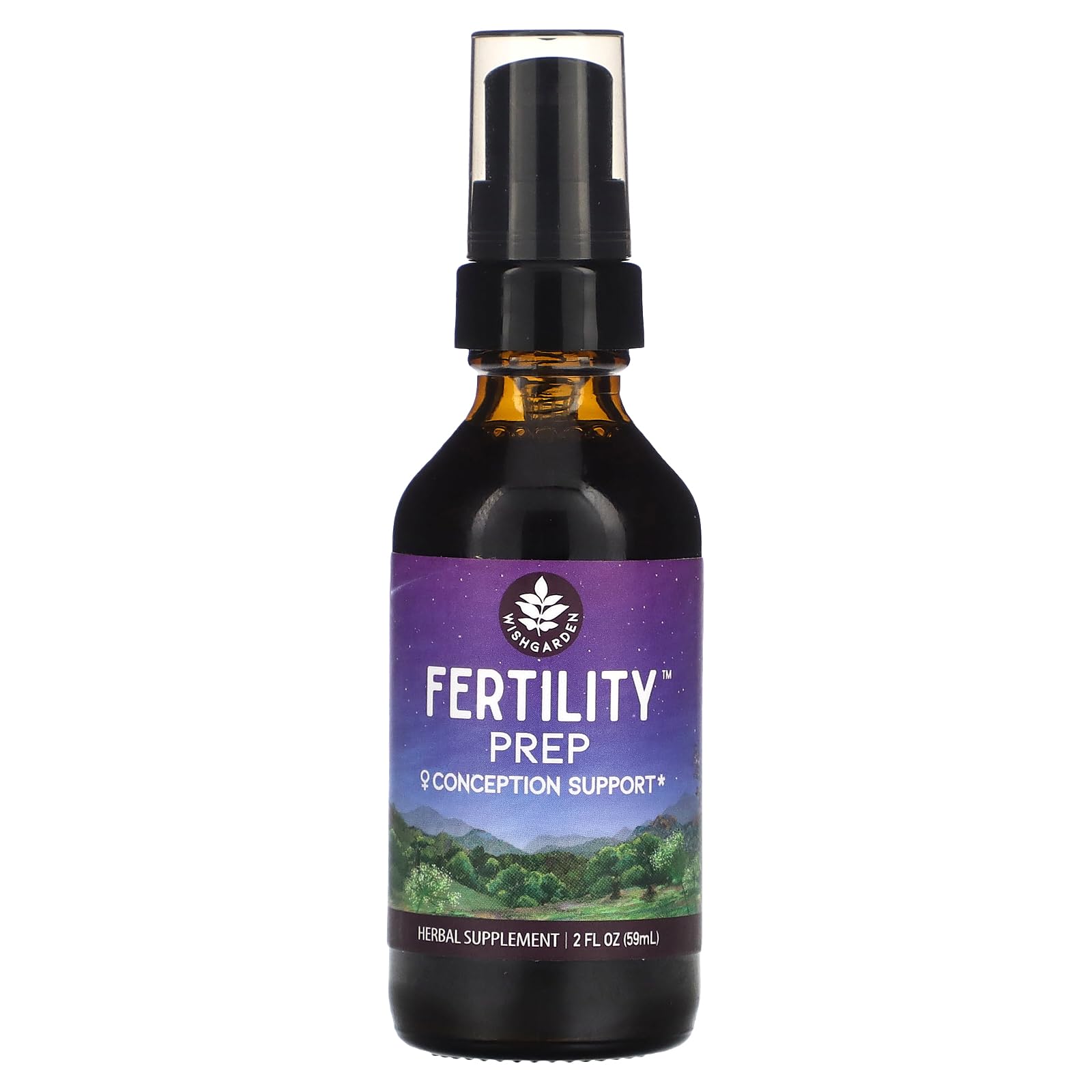 WishGarden Herbs Fertility Prep - All-Natural Fertility Herbal Supplement with Vitex, Red Maca & Raspberry Leaf, Supports Healthy Hormone Balance for Women, Optimal Uterine Health & Conception, 2oz WishGardenAu supplements
