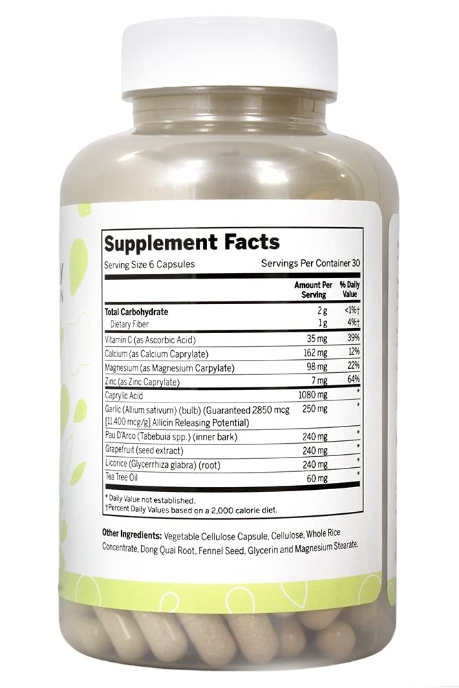 Lucky Vitamin - Yeast-Defense Formula - 180 Veg Capsules Lucky VitaminAu supplements
