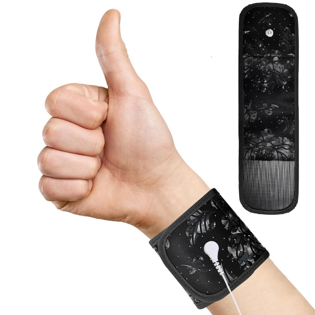 Grounding Wristband Wrist Straps for Therapy Floral Grounding Magnetic Wristband LAXVAPIUAu supplements