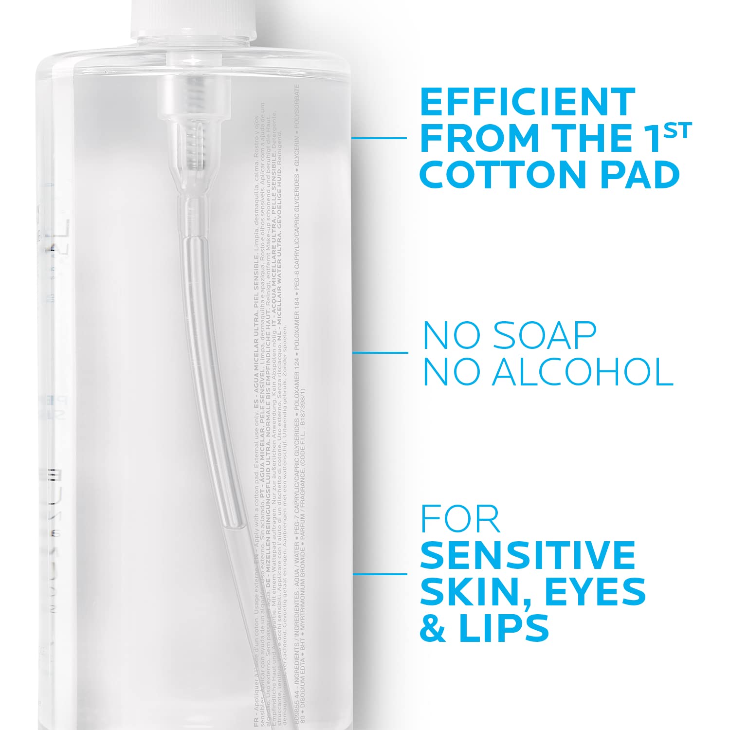 La Roche-Posay Micellar Cleansing Water Facial Cleanser and Makeup La Roche-PosayAu supplements