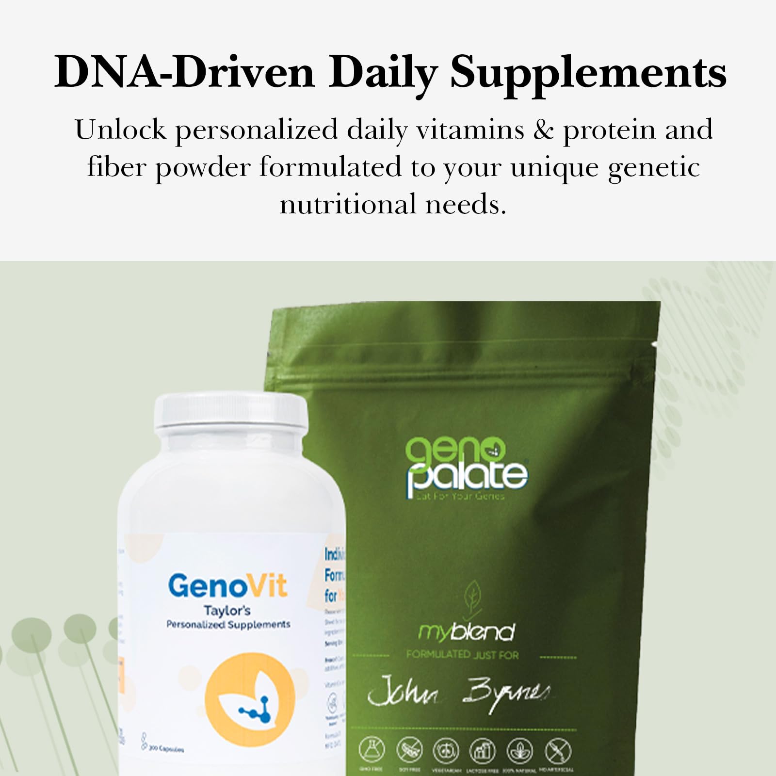 GenoPalate Nutrition DNA Test Kit | 100+ Optimal Foods & Tailored Diet | Genetic Health Report & Personalized Wellness | Macro & Micronutrient Recommendations | Stress & Eating Insights GenoPalateAu supplements