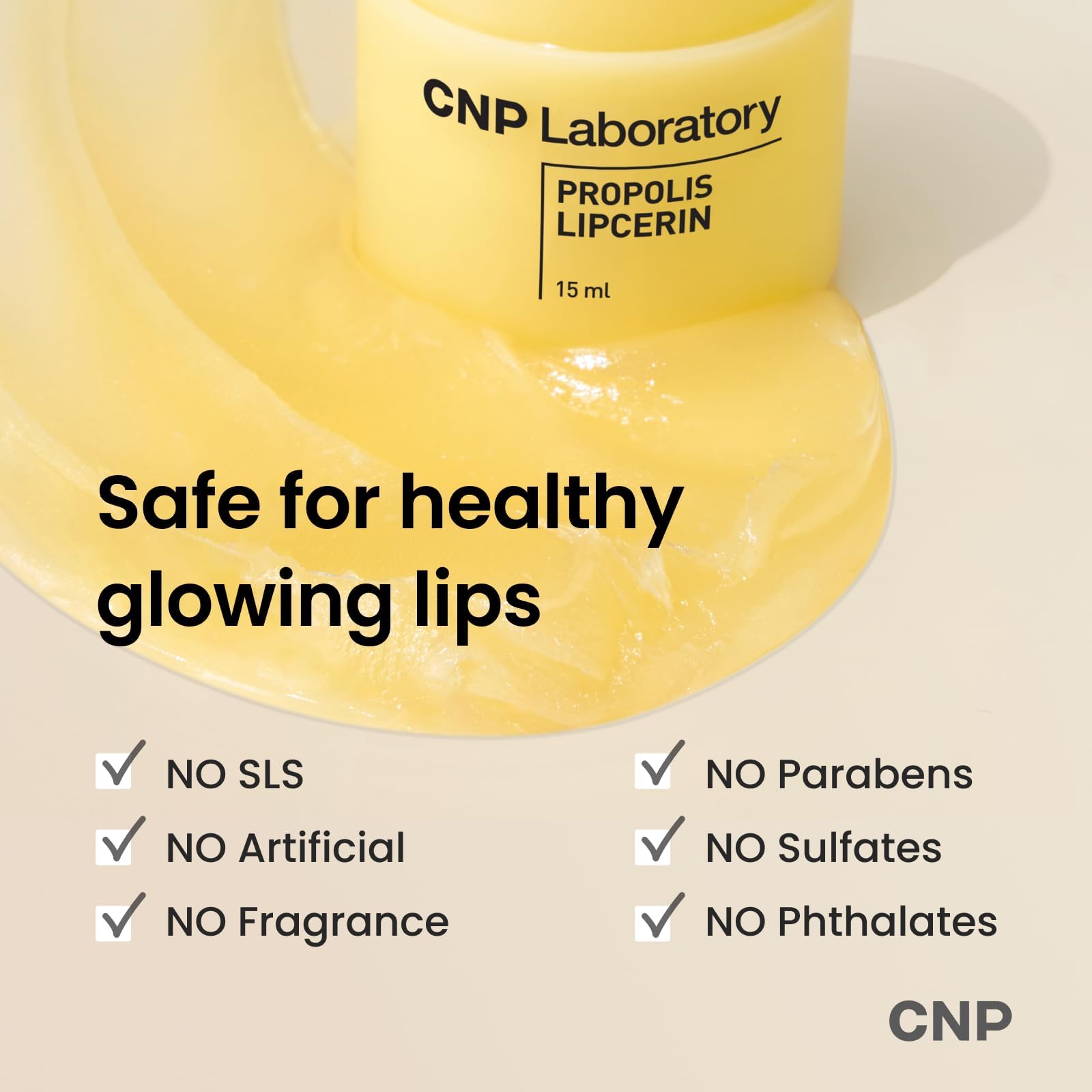CNP Honey Lip Butter - Propolis Lipcerin™ 01 Original, Hydrating Overnight Manuka Lip Balm & Mask, 12hr Long-Lasting Moisture, Stocking Stuffers, Gifts for Women, 0.5 fl.oz. CNPAu supplements