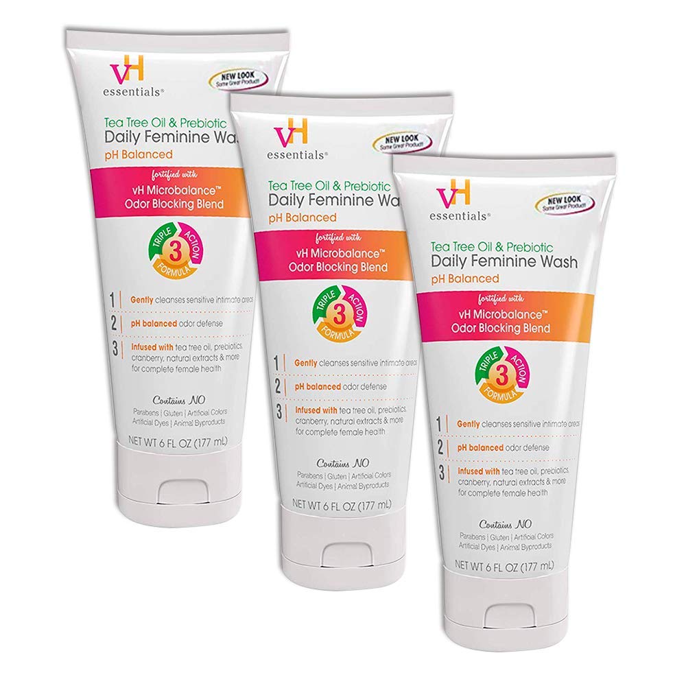 vH essentials Intimate Feminine Wash - pH Balanced with Tea Tree Oil, Cranberry, Prebiotics, Lavender vH essentialsAu supplements