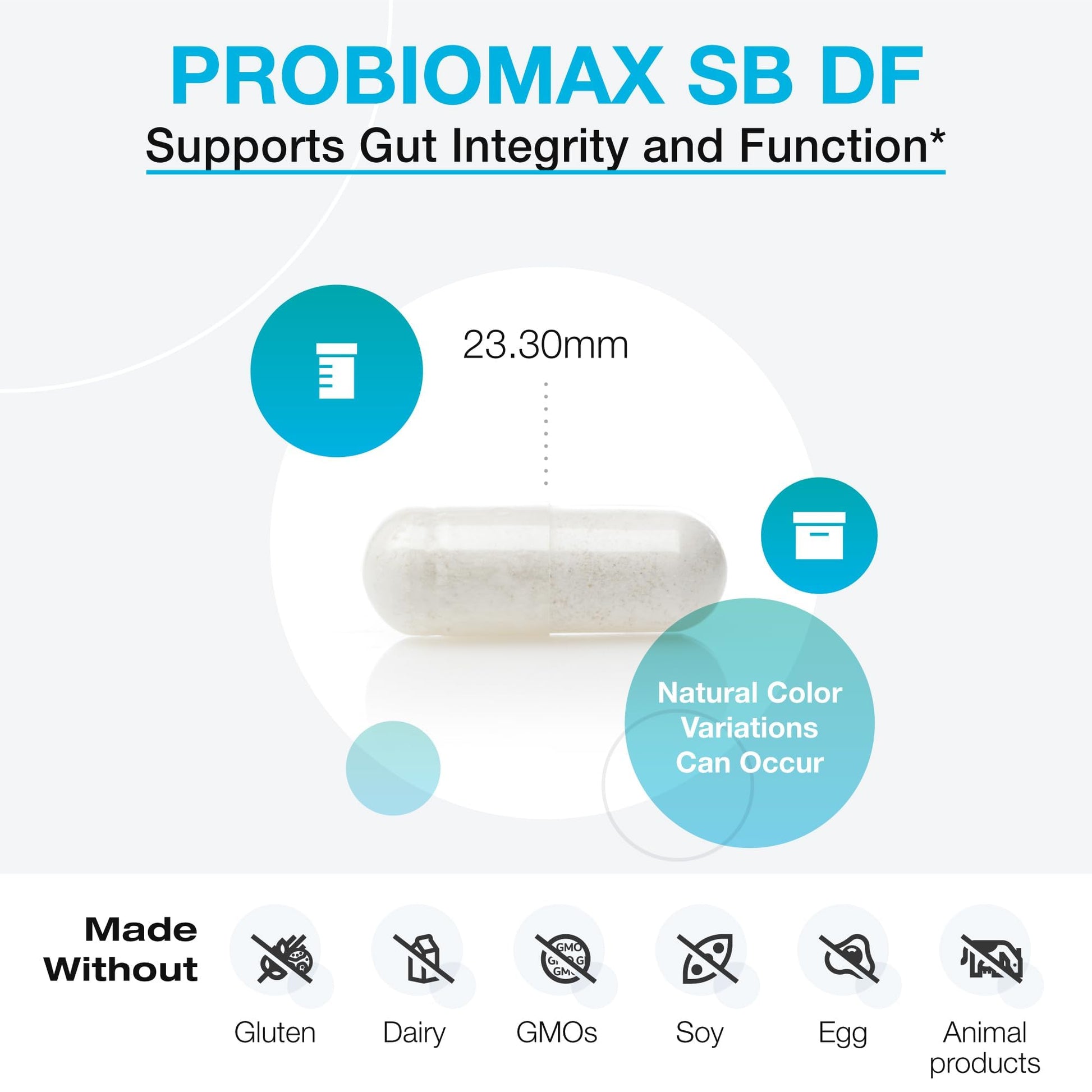 XYMOGEN ProbioMax Sb 35B - 35 Billion CFU Probiotic Supplement for Digestive Health Support* - Saccharomyces Boulardii - Vegetarian, Non-GMO & Gluten-Free - 30 Capsules XYMOGENAu supplements