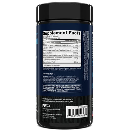 RSP Nutrition QuadraLean Thermogenic Fat Burner for Men & Women, Weight Loss Supplement RSP NUTRITIONUS supplements