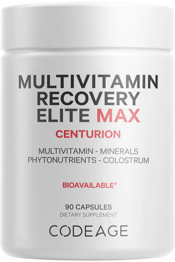 Codeage Multivitamin Recovery Elite Max Supplement - Vitamins A, C, D, E, B-Complex, Essential Minerals, Antioxidants, Colostrum CodeageAu supplements