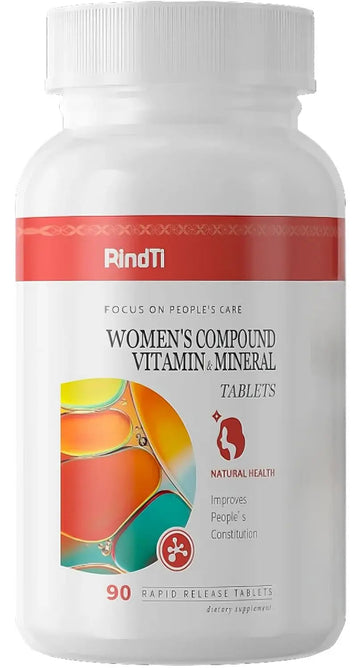 RindTi Multivitamin for Women 50+, Daily Women 50+ Multi-Vitamin with Vitamins A, B,C, E for Energy, & Bone & Immune & Skin& Hair Support, 90 ct RindTiAu supplements