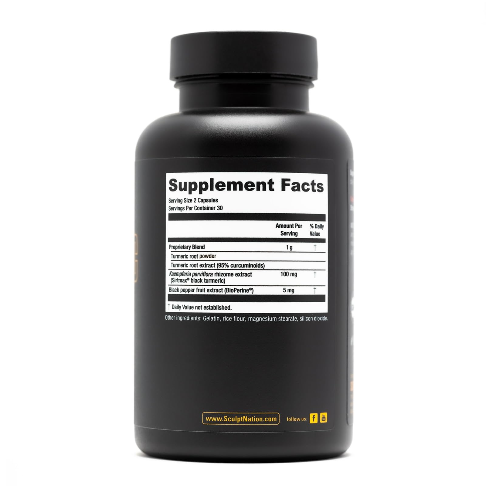 Sculpt Nation by V Shred Powerful Turmeric Supplement - Turmeric Curcumin Sculpt NationUS supplements