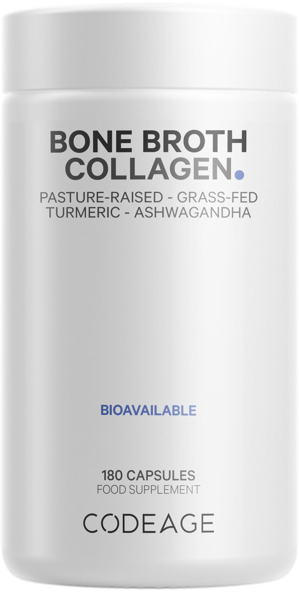 Codeage Bone Broth Collagen Capsules Grass Fed - Pasture Raised Chicken Bone Broth Collagen CodeageUS supplements
