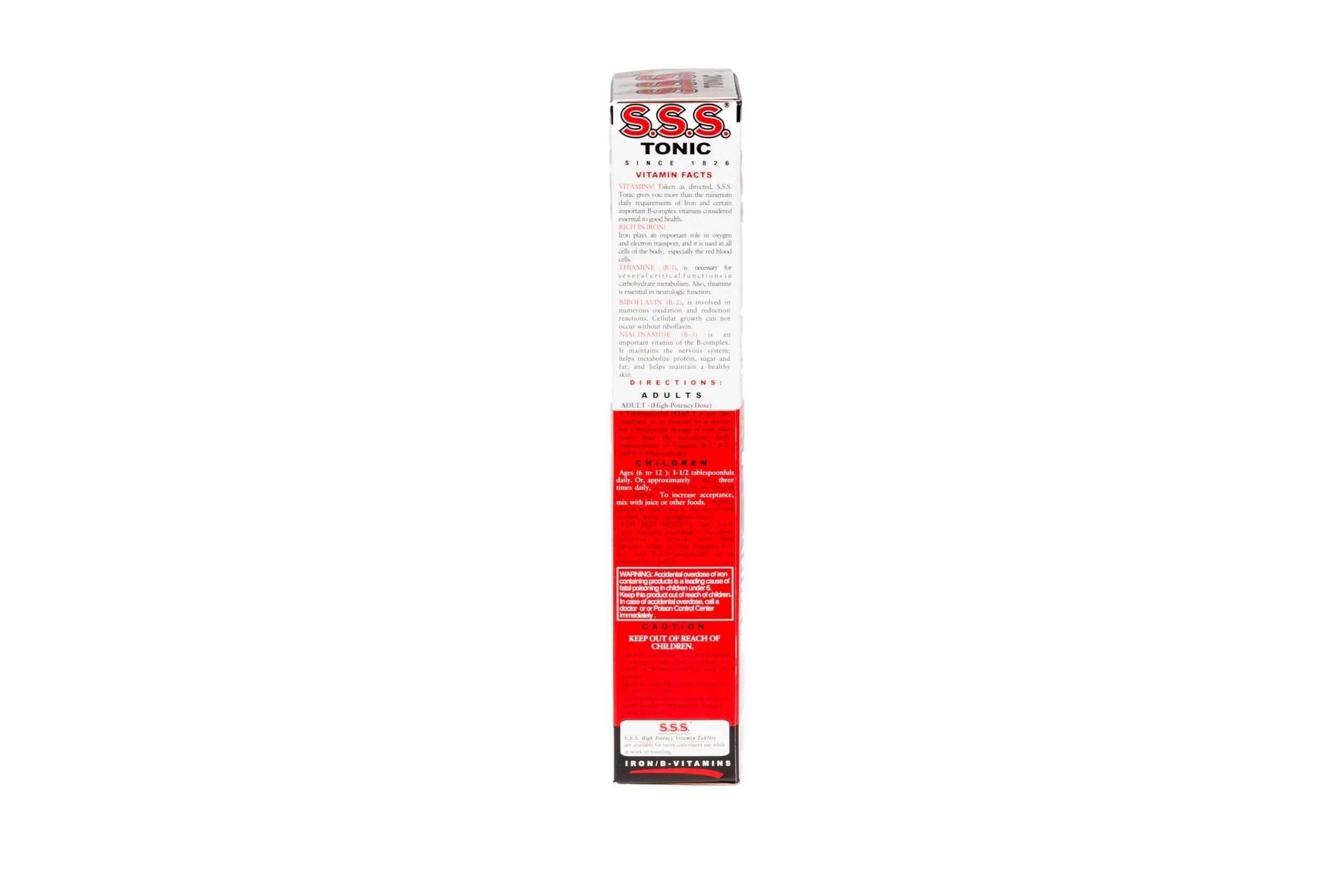 S.S.S. Tonic, Iron and Vitamin B Supplement, High Potency Vitamins, Bottle,10 Fl Oz (Pack of 1) S.S.S. CO.Au supplements
