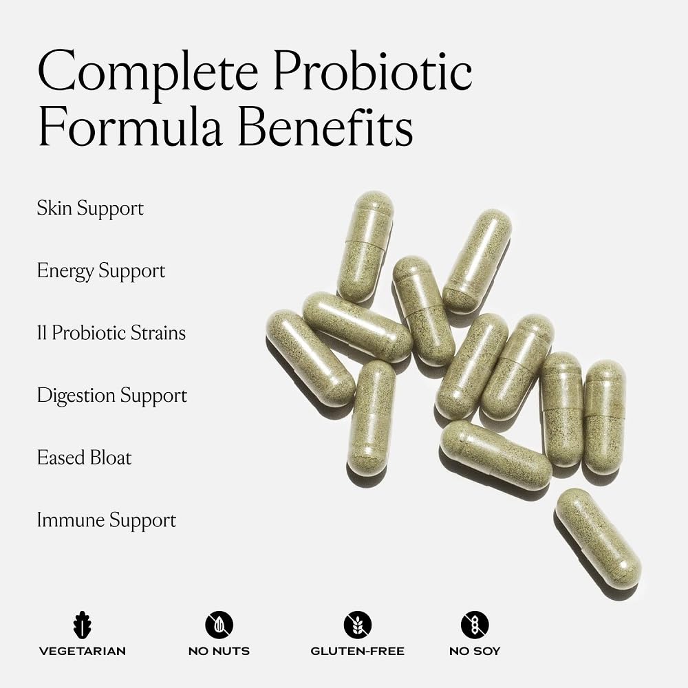 SAKARA Complete Probiotic - Prebiotics and Probiotics for Women Digestive Health Supplements, Supports Bloating, Immune System & Skin Radiance, Gut Health for Women with 3 Billion CFU's - 180 Capsules SAKARAAu supplements