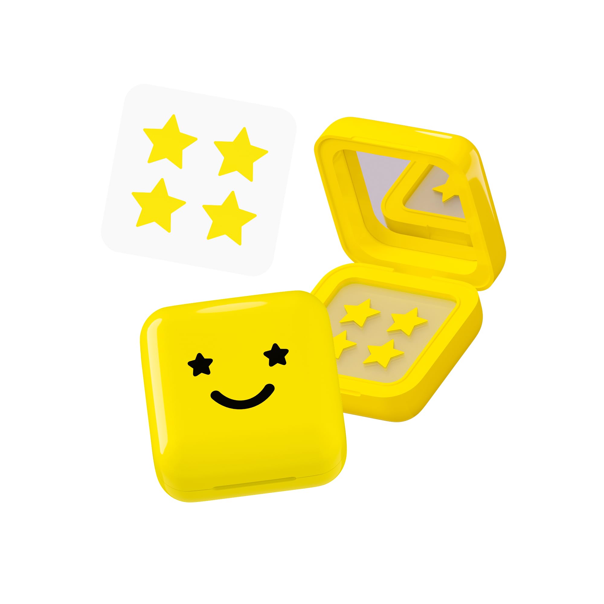 Starface Hydro-Star Pimple Patches + Big Yellow Compact, Clinically Proven Spot Shrinking in 6 Hours, Absorb Fluid and Reduce Redness, Hydrocolloid, Vegan and Cruelty-Free Skincare (32 Count) Starface WorldAu supplements