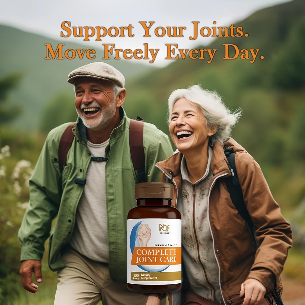 Glucosamine Chondroitin MSM Complete Joint Care Supplement | Glucosamine HCl, Chondroitin, MSM, Boswellia & Ginger | Supports Joint Mobility & Flexibility | 100 Tablets NCB NCB TECHNOLOGYAu supplements