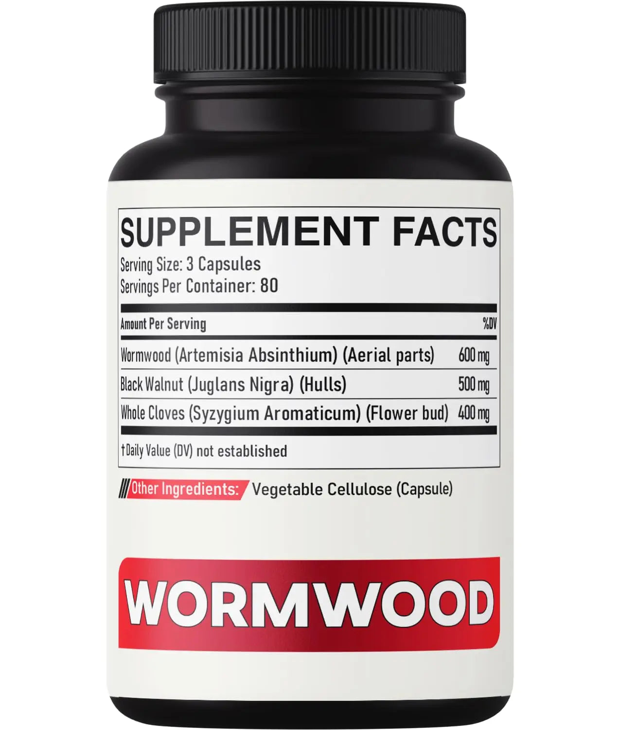 DEDICAD Sweet Wormwood Capsules 1500mg with Black Walnut & Cloves - 240 Vegan Capsules - Artemisia Annua Supplement for Immunity DEDICADnz supplements