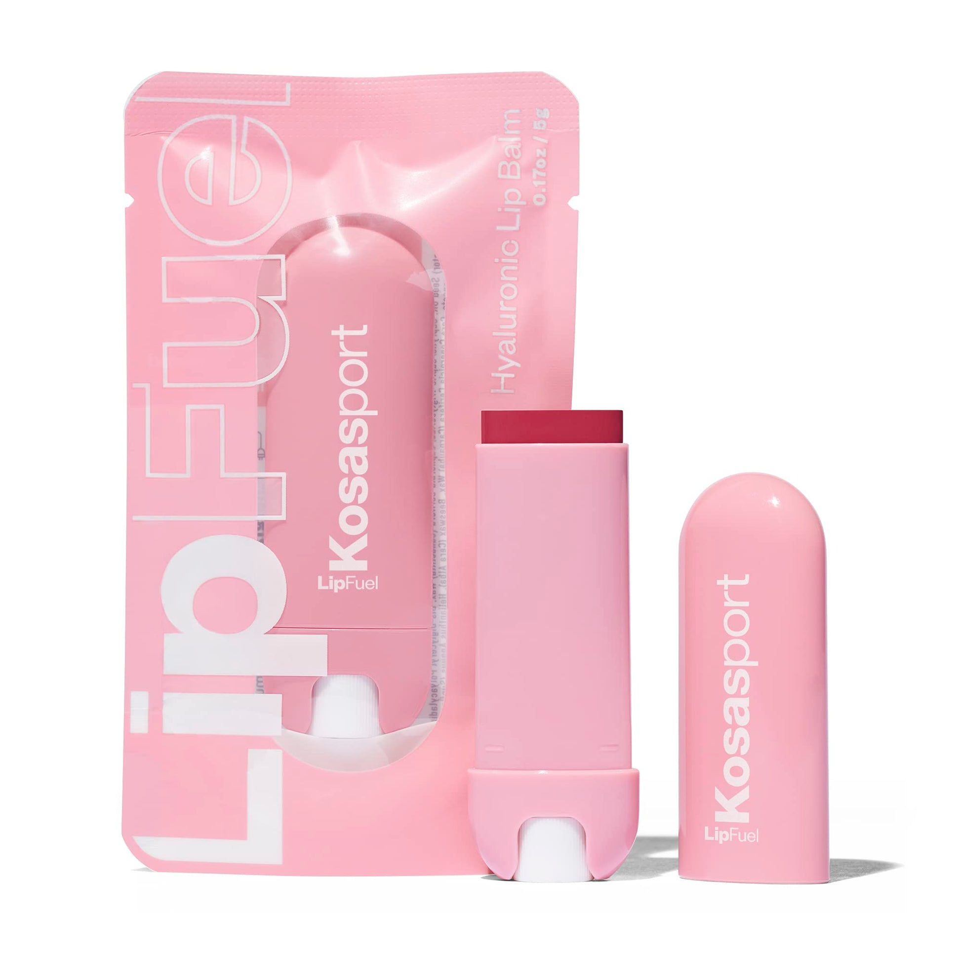 Kosas Lipfuel Hyaluronic Active Sport Lip Balm - Hydrates, Energizes and Protects - Natural Lip Treatment and Care (Rush) KosasAu supplements