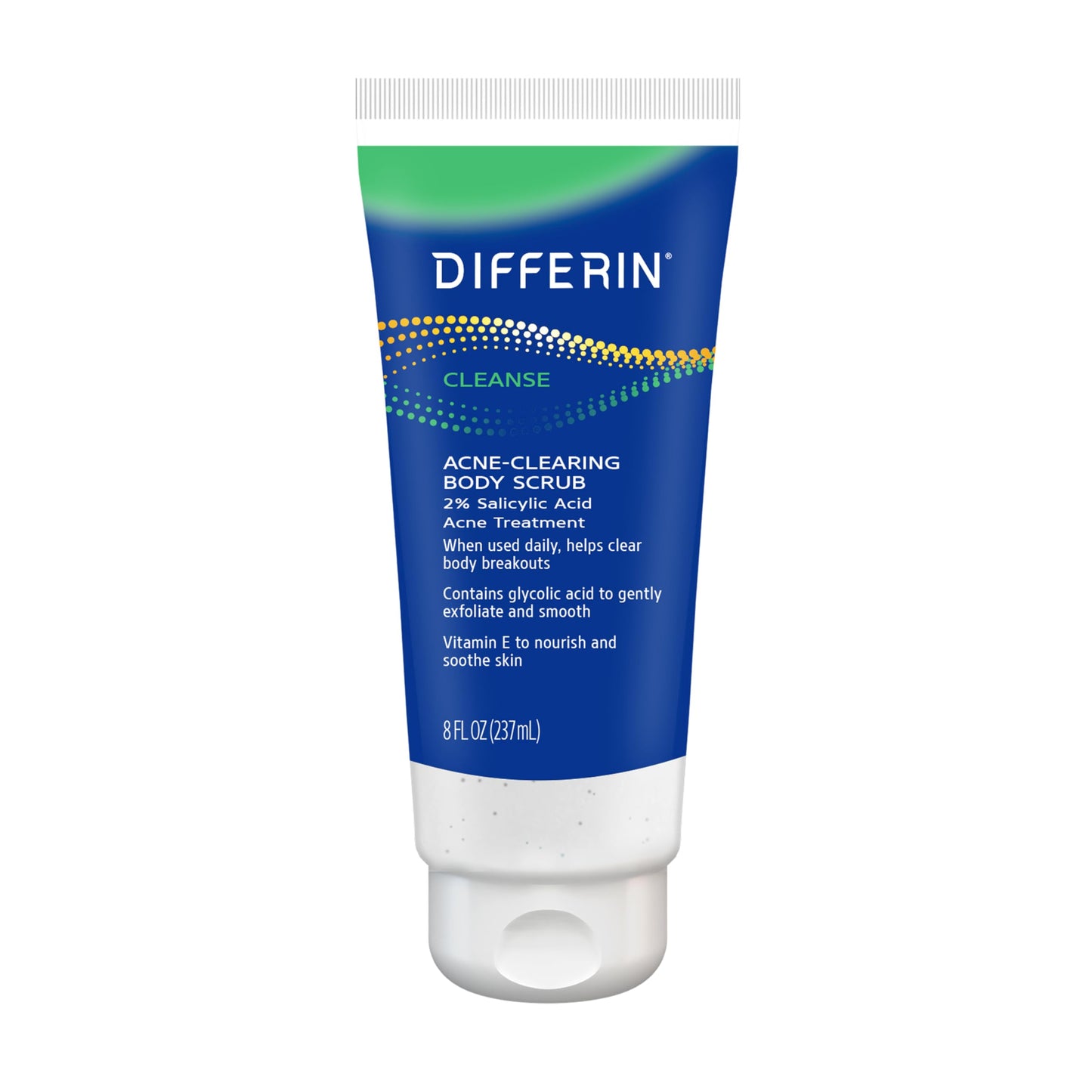 Differin Body Scrub with Salicylic Acid Acne Clearing Improves Tone and Texture Prone Skin DifferinUS supplements