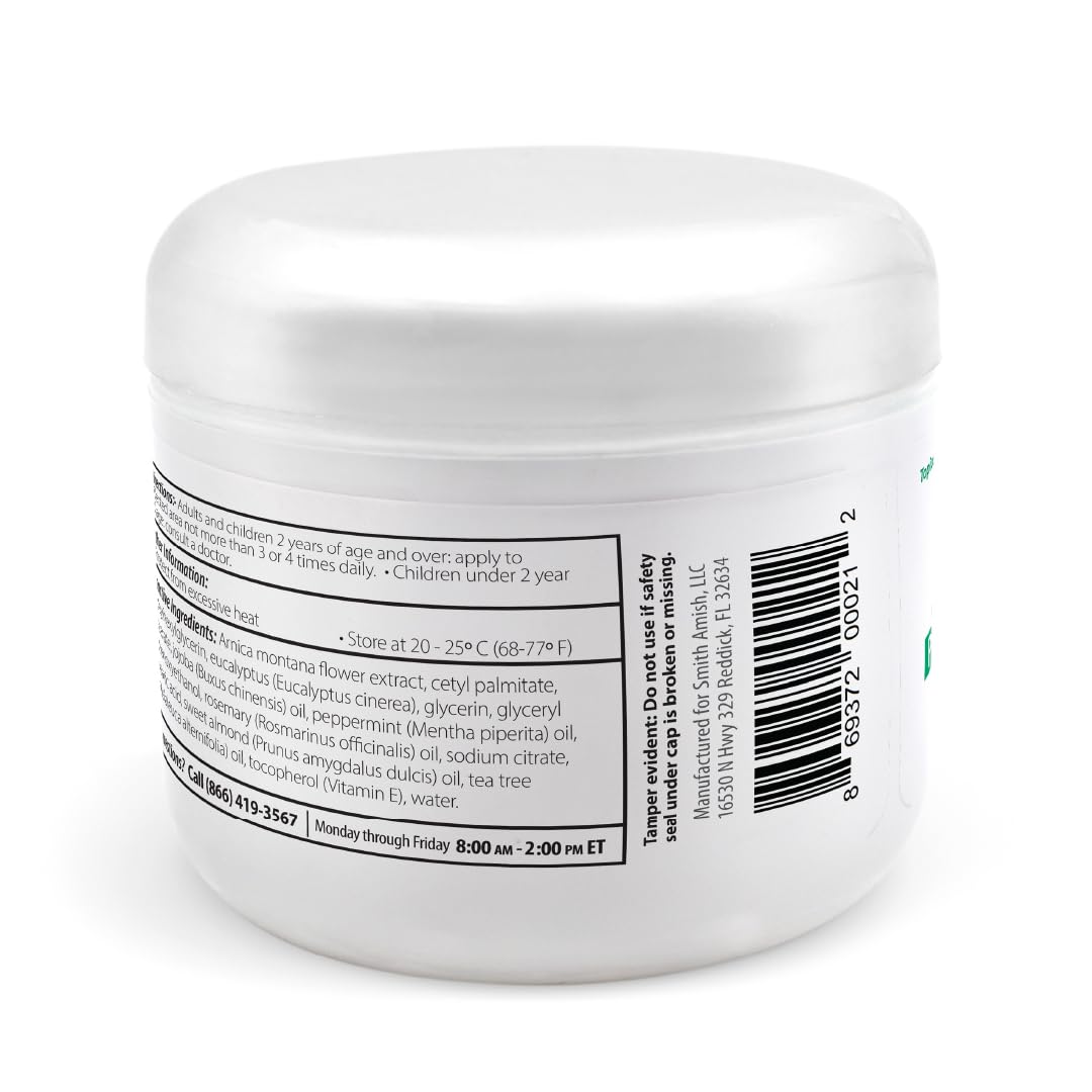 Smith Amish Arthritis Cream. Soothing and Cooling. 4.5 oz jar Smith AmishAu supplements