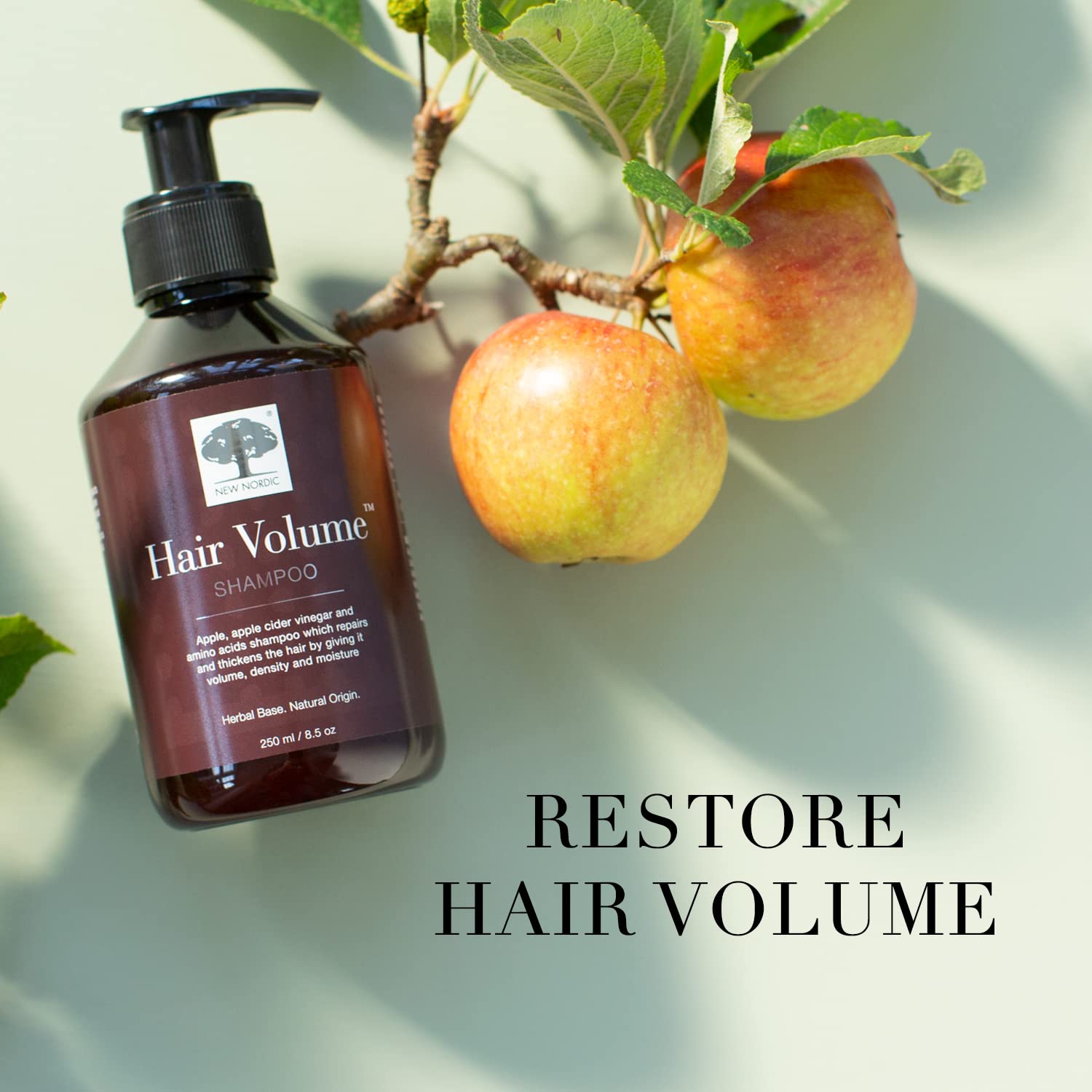 New Nordic Hair Volume Shampoo 250ml - Herbal Volumising Shampoo For Dry Damaged Hair - Suitable for Men and Women NEW NORDICAu supplements
