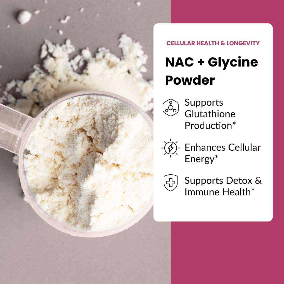 Apeiron Elementals NAC + Glycine Powder - 2500mg - Glutathione Production, Immune Support, & Cellular Energy Apeiron ElementalsAu supplements