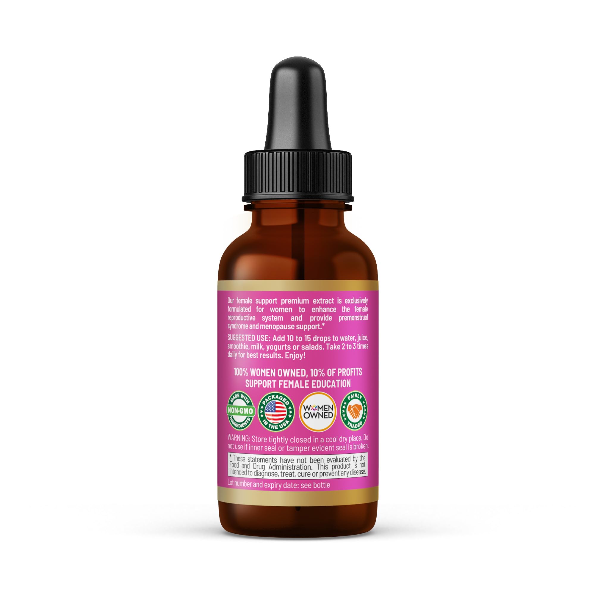 Herbal Goodness Female Support Supplement 1 Fl. oz – Natural Herbal Blend for Women’s Hormonal Health, Energy & Wellness – Adaptogenic Liquid Formula – Non-GMO, Gluten-Free – 1 Bottle Herbal GoodnessAu supplements