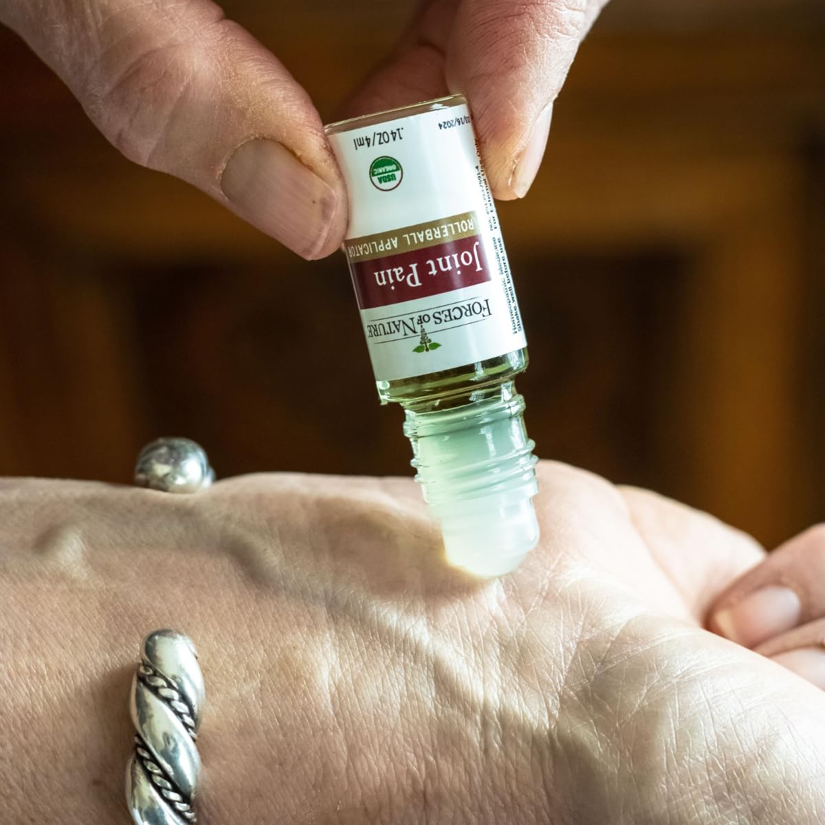 Forces of Nature -Natural, Organic Joint Pain Relief (4ml) Non GMO, No Harmful Chemicals -Alleviate Stiffness, Inflammation from Arthritis, Rheumatoid and Osteoarthritis, Increase Circulation Forces of NatureAu supplements