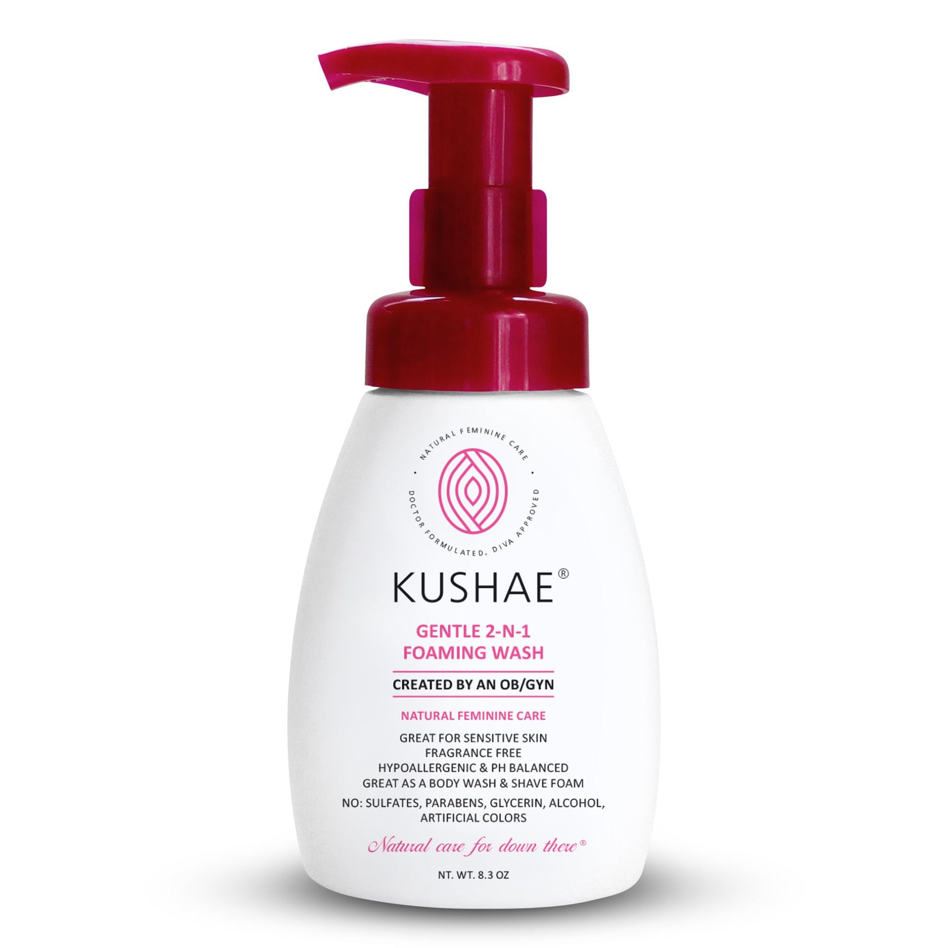 Kushae Gentle 2-in-1 Foaming Wash, pH Balance Feminine Wash for Optimal Hygiene KushaeAu supplements