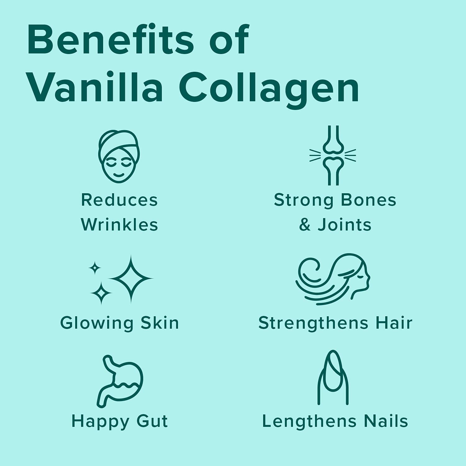 Further Food Collagen Peptides Powder Vanilla Flavored Keto Grass-Fed Collagen Type Further FoodAu supplements