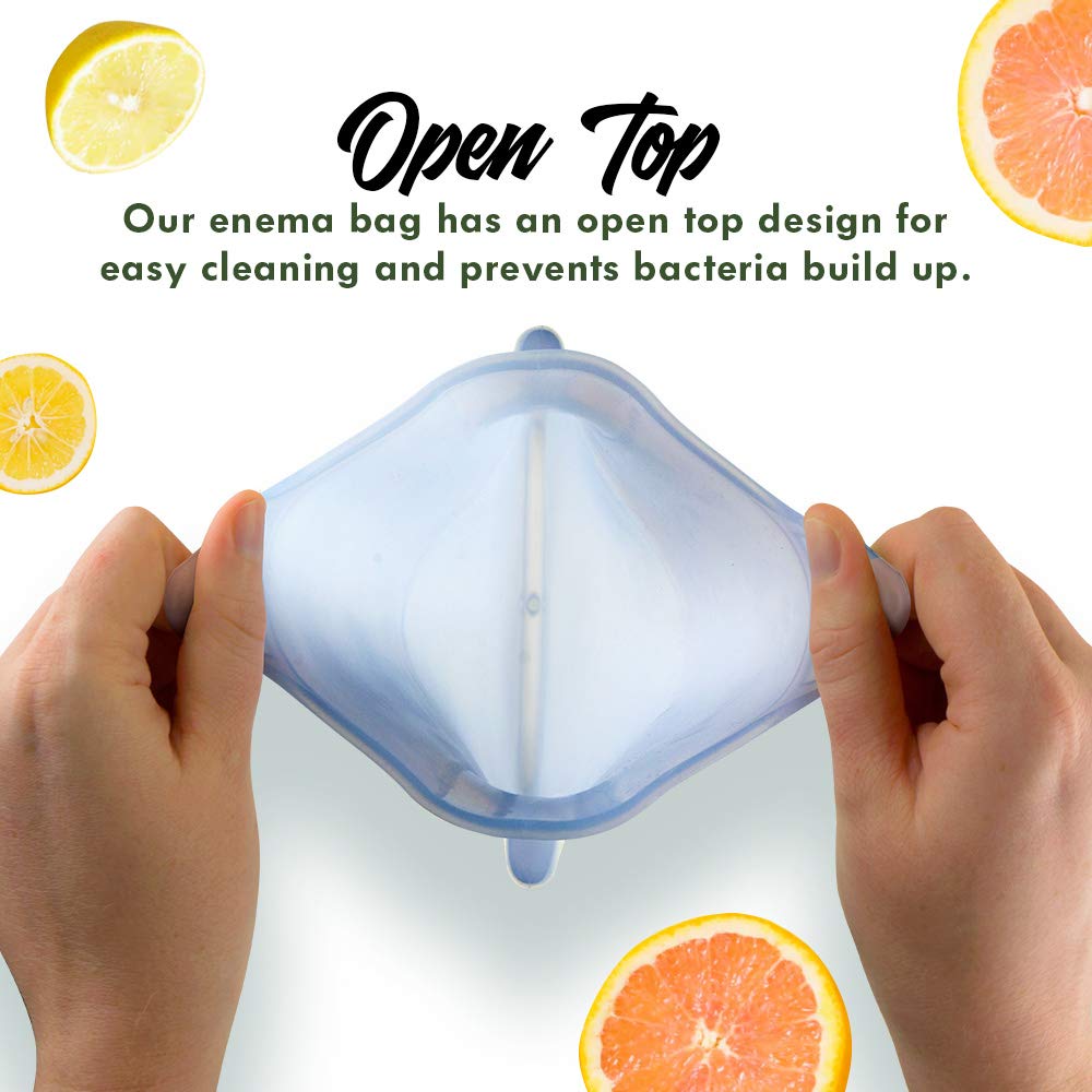 Mikacare Enema Bag Kit Clear Non-Toxic Silicone. for Coffee and Enema Kit for Colon Cleansing - Enema Detox MikacareAu supplements