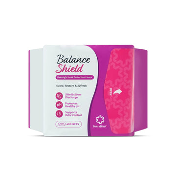 NutraBlast Balance Shield Panty Liners - Discharge & Odor-Proof Layers (180mm, 40-Pack) NutraBlastAu supplements