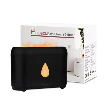 Flame Diffuser for Essential Oils (Black) PhimuezlAu supplements