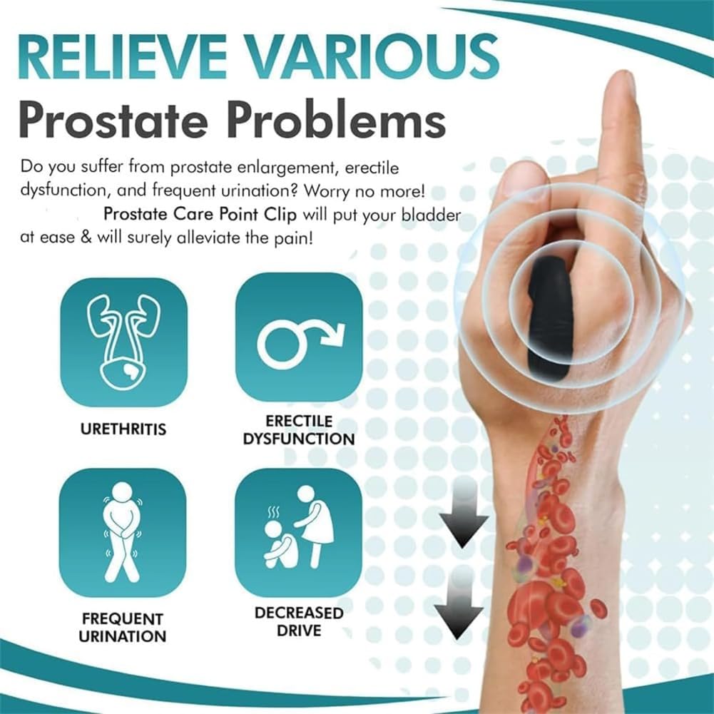2pcs Prostate Care Point Clip for Men,Acupressure Hand Pressure Point Clip, Relieve Prostate DEFUAUKEAu supplements