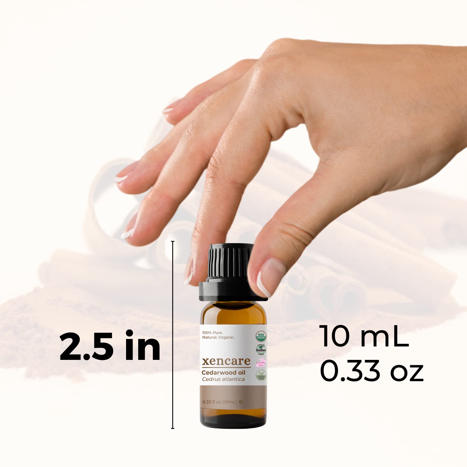 xencare Cedarwood USDA Organic Essential Oil | 100% Pure Natural Undiluted XenCareAu supplements
