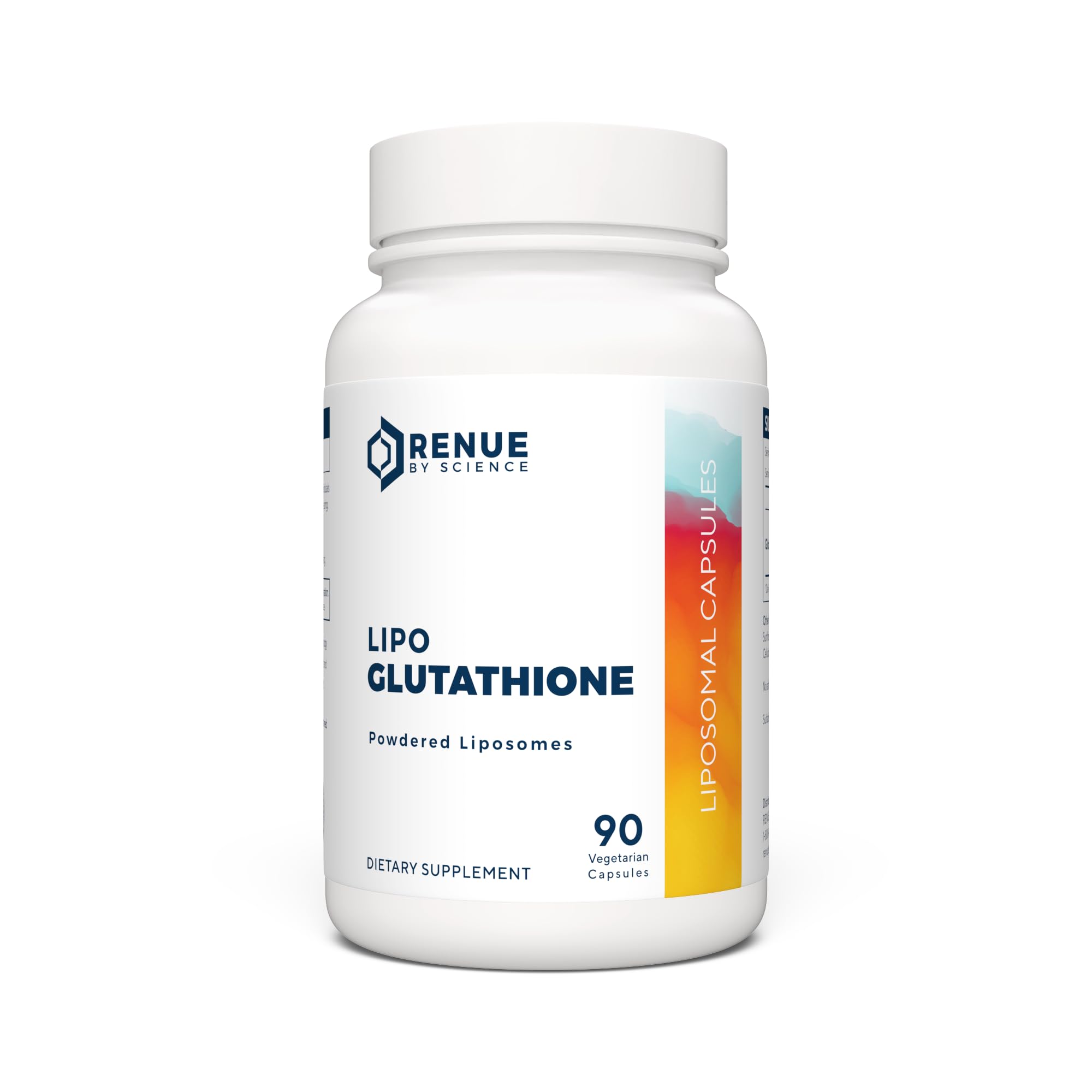 Renue By Science Glutathione | High Strength Supplement | 90 Liposomal Capsules - 130mg Glutathione per Serving | | Non-GMO | Made in The USA & Third-Party Tested Renue By ScienceUS supplements