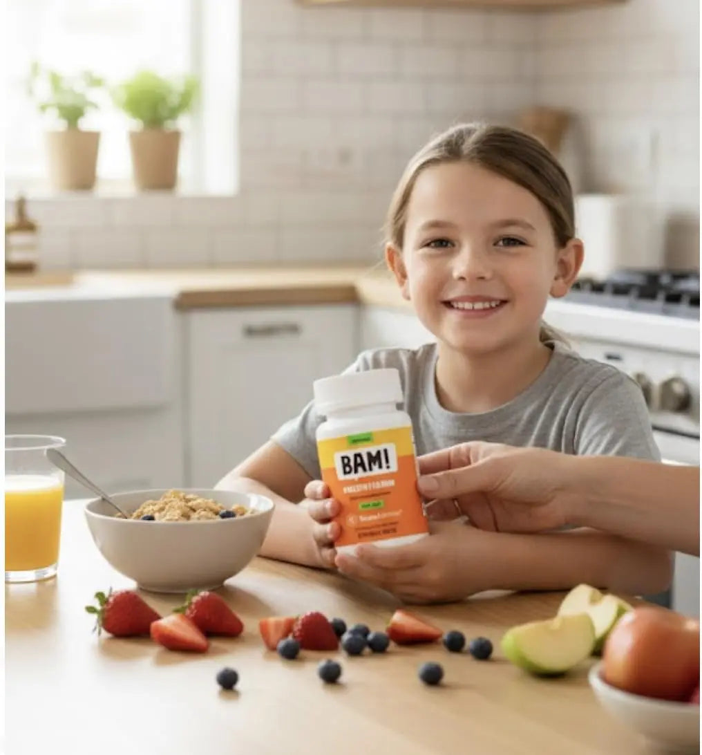 NovaFerrum BAM Chewable Multivitamin for Kids & Adults Ages 4 and Above – Fruit Blast Flavor – 60 Chewable Tablets NovaFerrumAu supplements