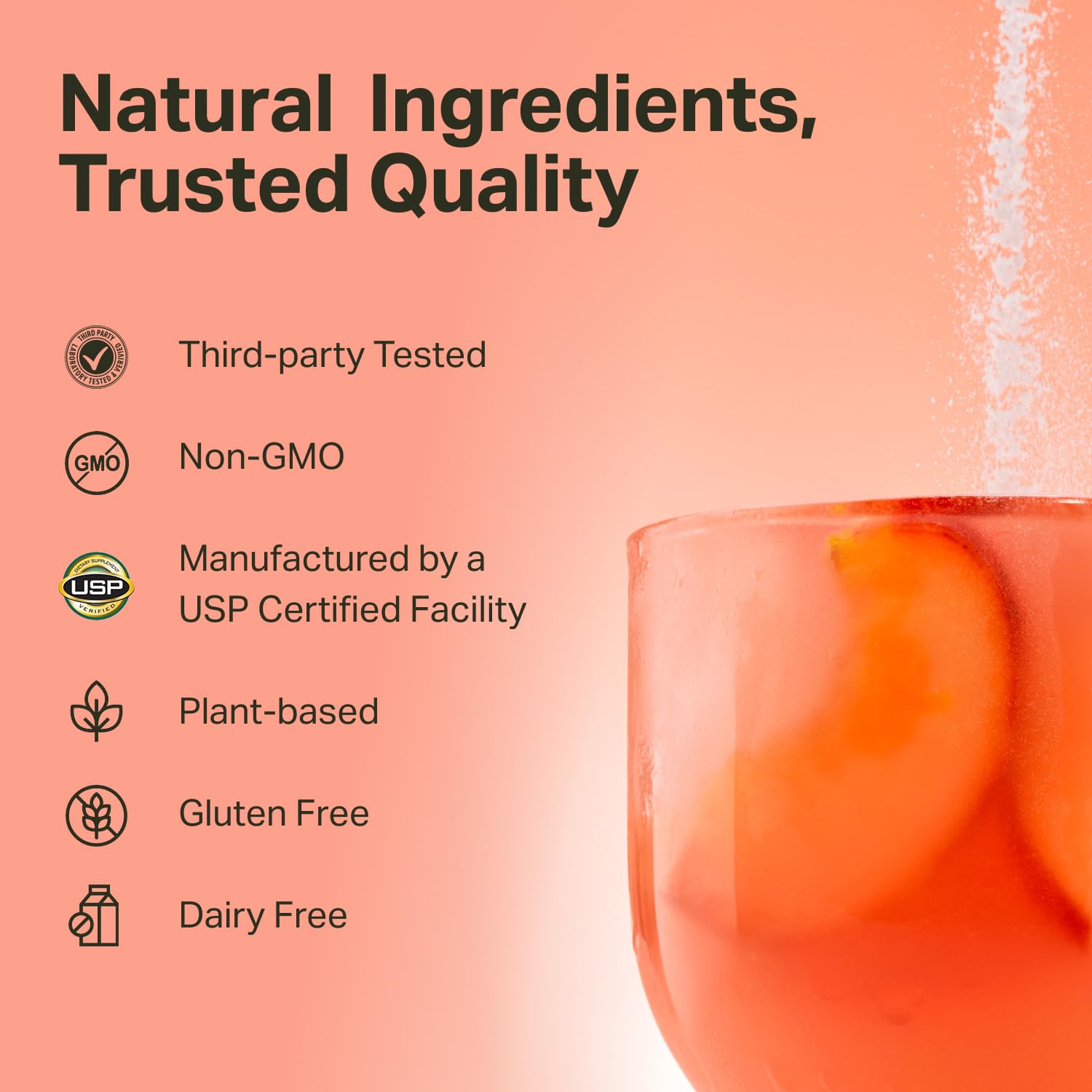 Proper, The Corals Daily Glow Beauty Blend - Nutrient Dense Superfood Powder with Collagen Peptides, Hyaluronic Acid Powder, Vitamin C, and MSM. Hair, Skin, Nail Vitamin Supplement for Women & Men ProperAu supplements
