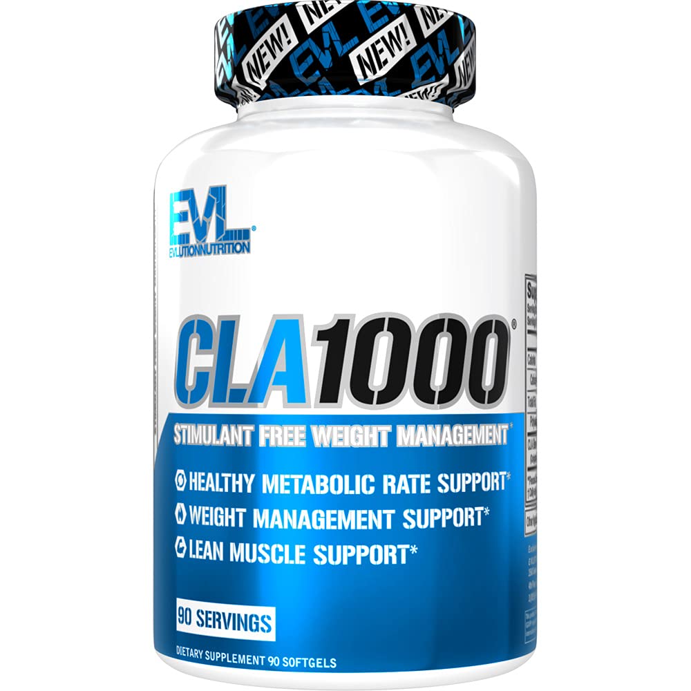 Conjugated Linoleic Acid CLA Pills - CLA 1000mg Diet Pills to Support Weight Loss Fat Burning EvlutionUS supplements