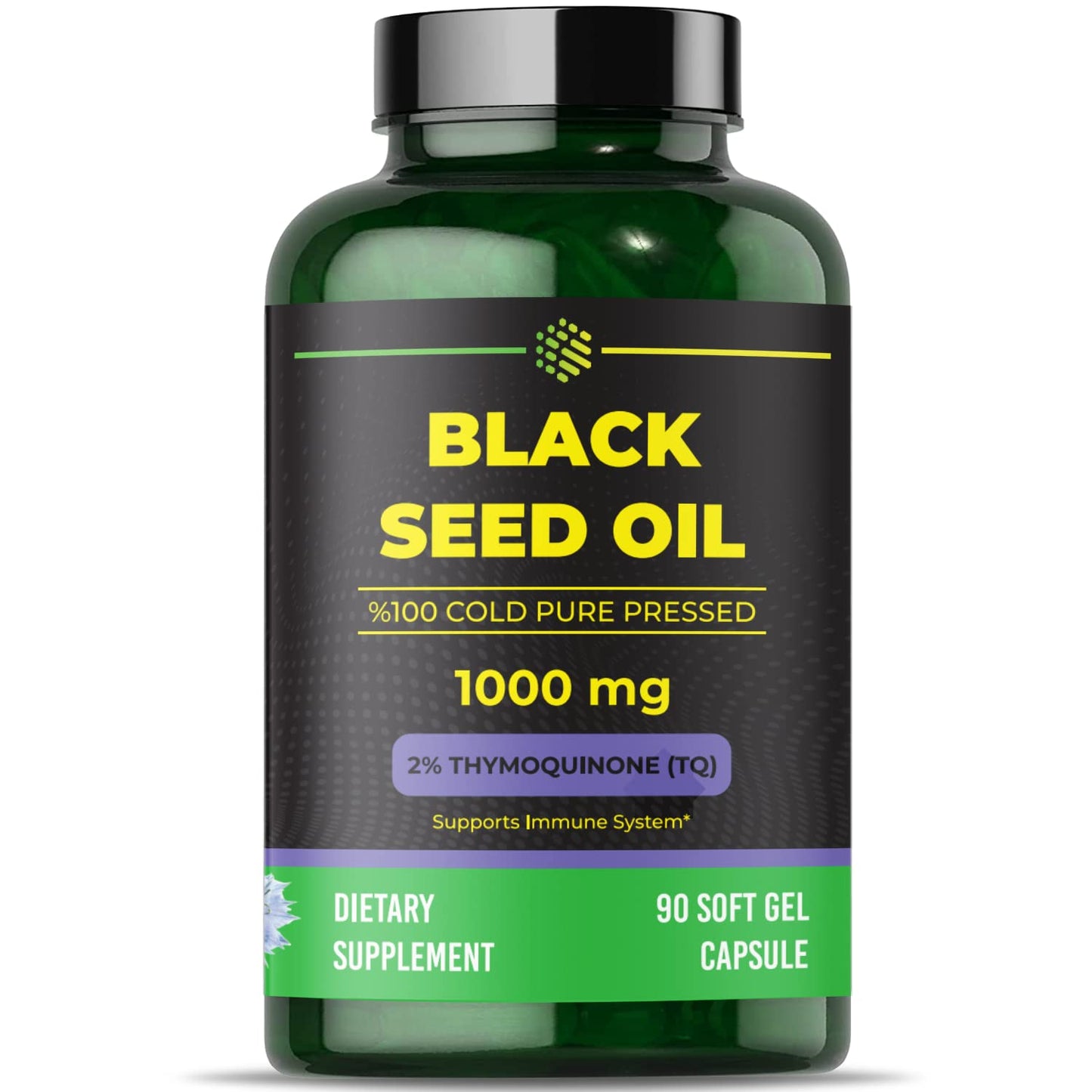 aromel Black Seed Oil Capsules, 90 Days Supply, 2% Thymoquinone, Non-GMO aromelUS supplements